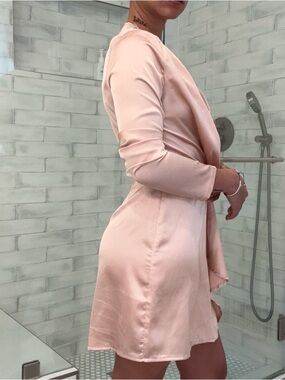 strapless open back dress PRETTY IN PINK BLAZER MINI DRESS – AKIRA main image 0